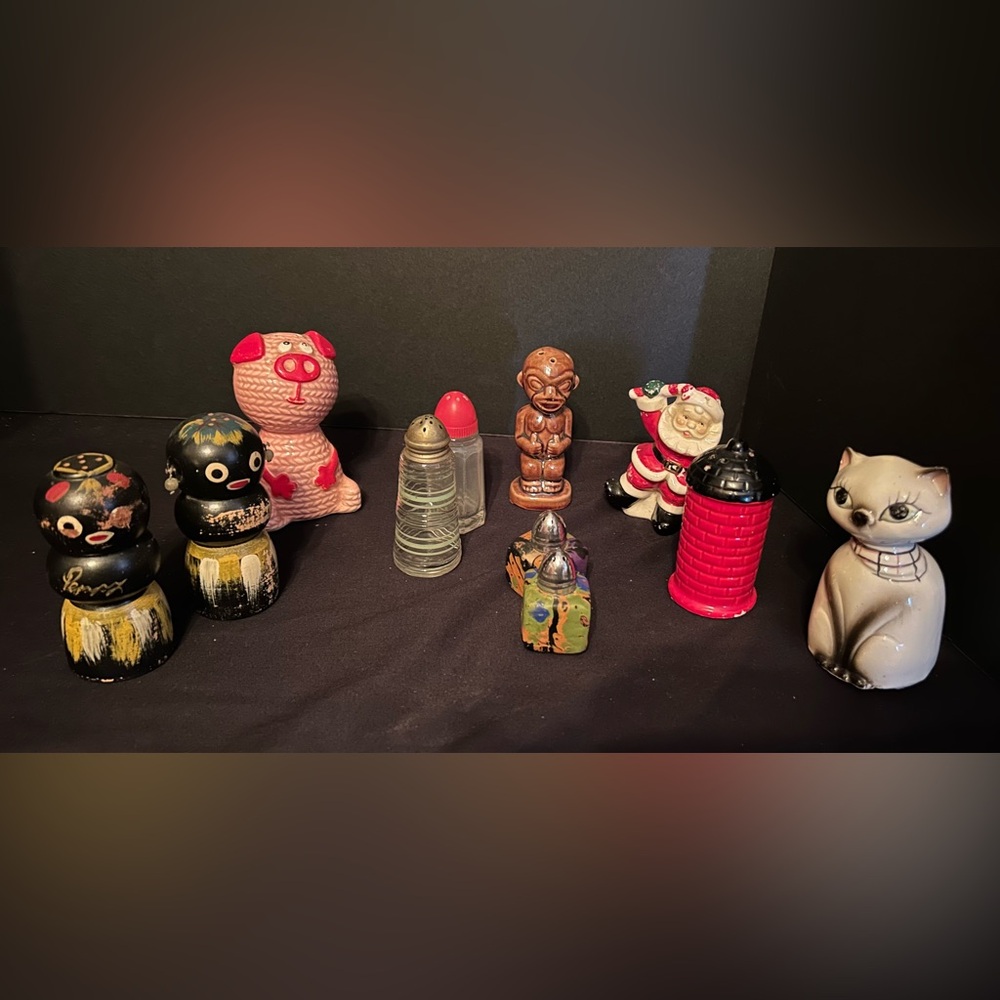 Vintage Salt and Pepper Shaker Lot of 11